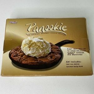 Panookie Original gourmet Cast Iron Cookie Skillet Brownies camping pan dessert